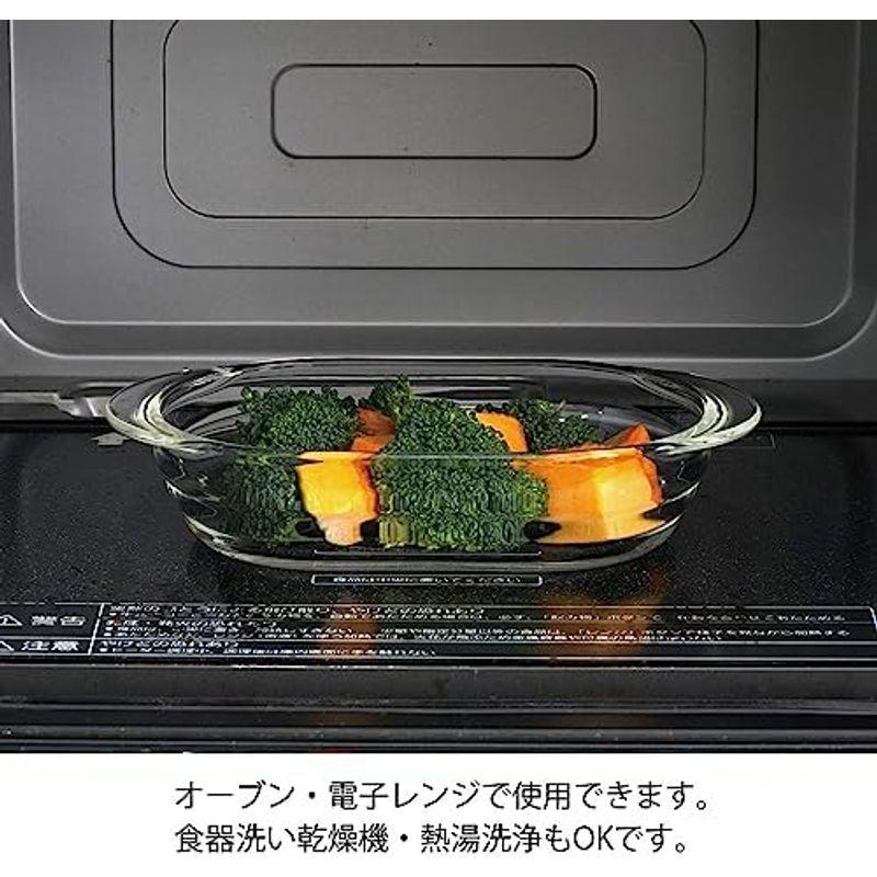 HARIO(ハリオ) 日本製 耐熱ガラス製 トースター皿 900ml BUONO kitchen HTZ-90-BK クリア｜pipihouse｜17