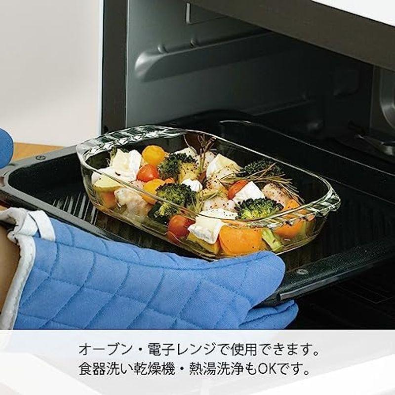HARIO(ハリオ) 日本製 耐熱ガラス製 トースター皿 900ml BUONO kitchen HTZ-90-BK クリア｜pipihouse｜20