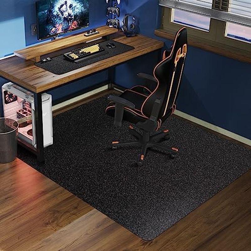 ラメ入り チェアマット 透明クリア 130×160cm マット 厚さ1.5mm デスク下マット 床保護 フローリングマット ゲーミングチェア｜pipihouse｜12