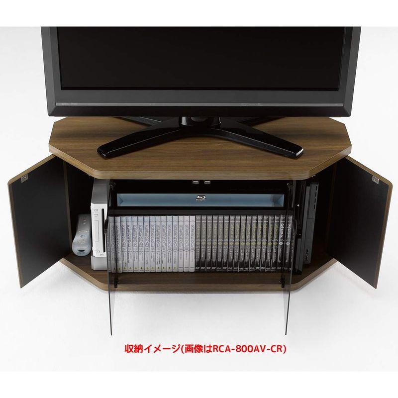 朝日木材加工 テレビ台 RACINE 32型 ホワイト キャスター付き コーナー対応 RCA-800AV-WH 約幅79×奥行39×高さ39｜pipihouse｜05