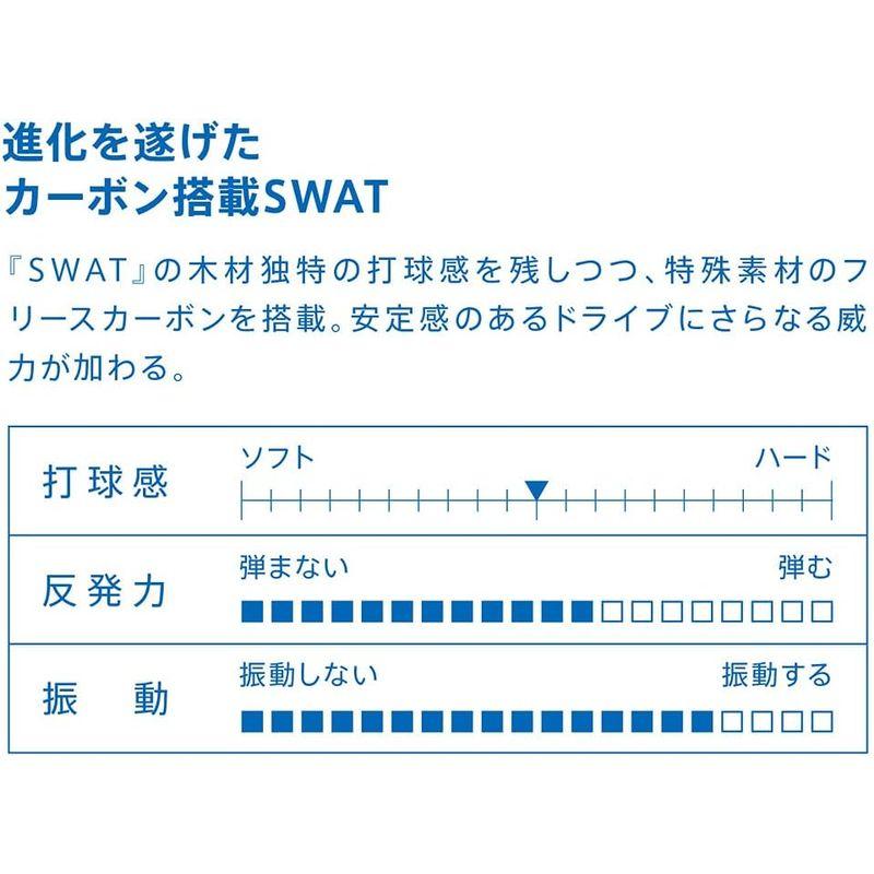 ヴィクタス(VICTAS) 卓球 ラケット SWAT CARBON スワット カーボン 攻撃用シェークハンド フレア 310034｜pipihouse｜04