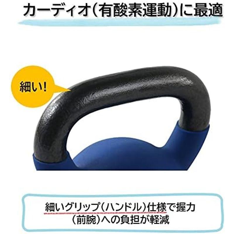 KETTLEBELLKON（ケトルベル魂）EZグリップケトルベル (12kg/ダークブルー)｜pipihouse｜07