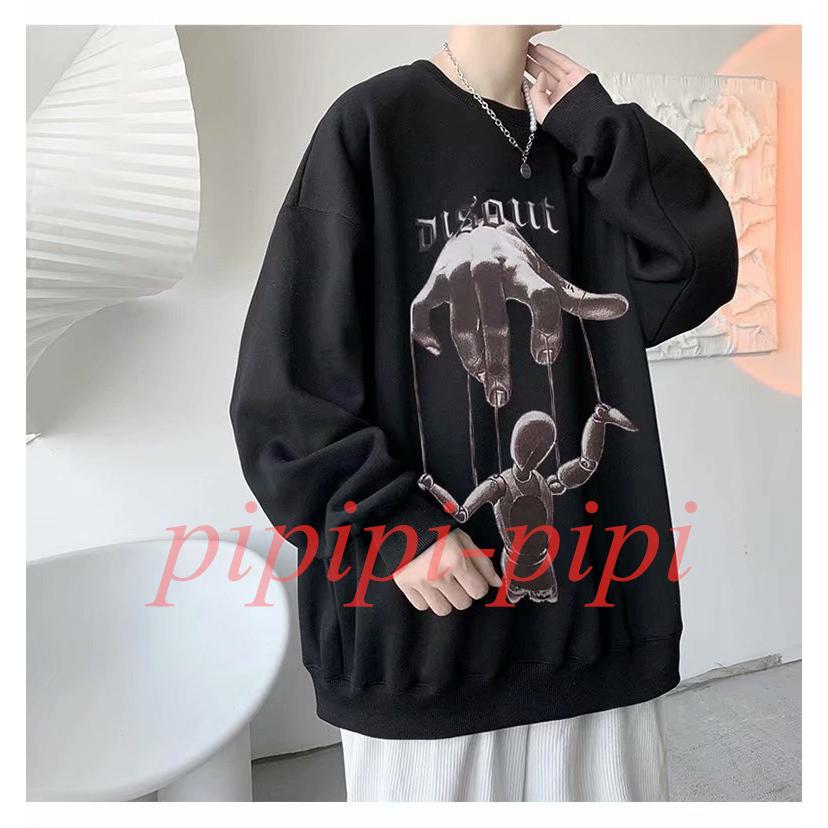 メンズパーカー ヒップホップ 欧米ストリート高級感tシャツ 春秋新作 大きいサイズ スポーツウェア上着 長袖スウェット ゆったり 青少年トップス カジュアル 宅送