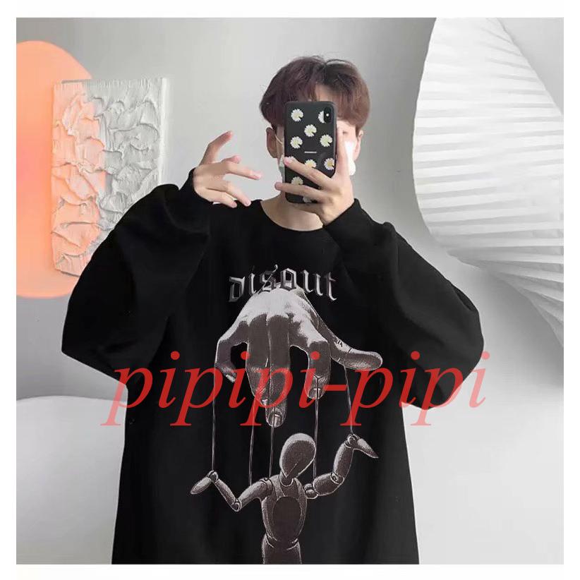 メンズパーカー ヒップホップ 欧米ストリート高級感tシャツ 春秋新作 大きいサイズ スポーツウェア上着 長袖スウェット ゆったり 青少年トップス カジュアル 宅送