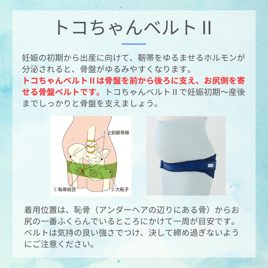 青葉 トコちゃんベルト2 LL ふわぴたベルト 妊娠後期 産後 骨盤ケア