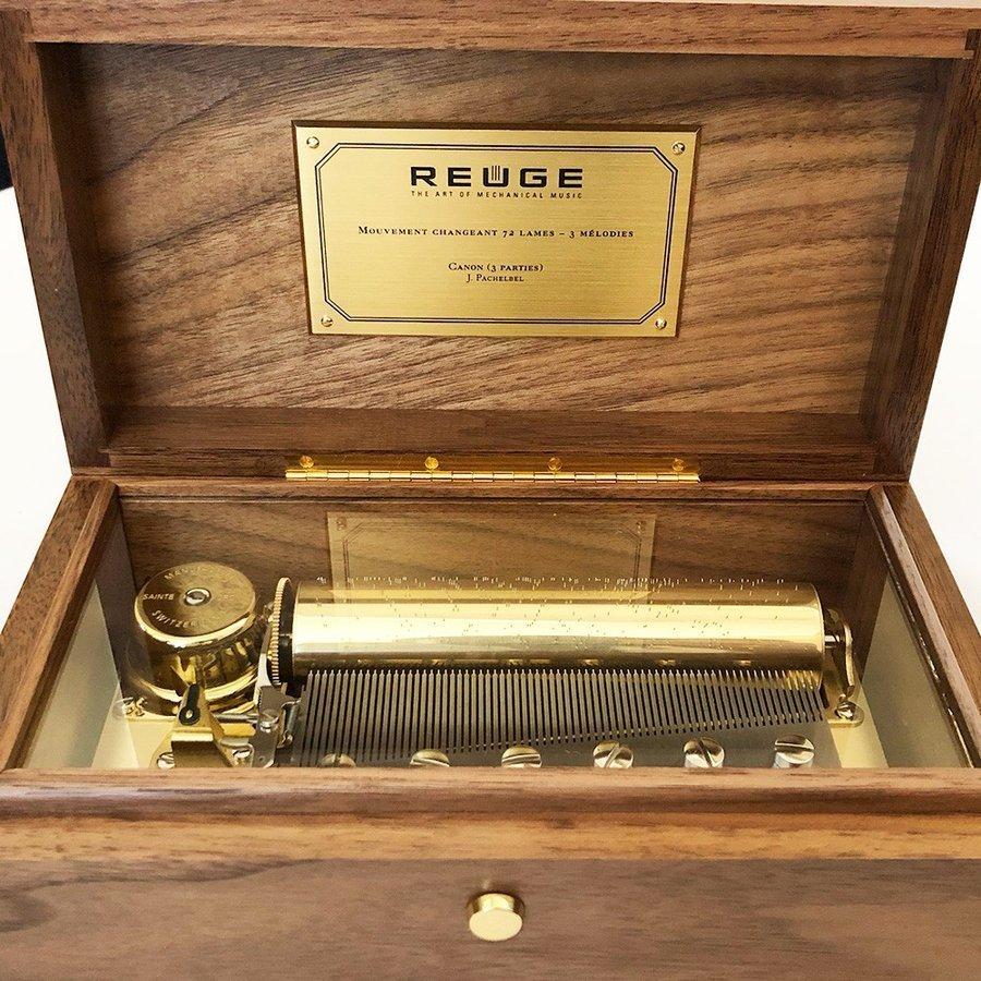 オルゴール REUGE リュージュ プレゼント 正規品 L'Auberson AXA.72.5309.000 曲目 カノン 3パート バッヘルベル｜pippi｜03