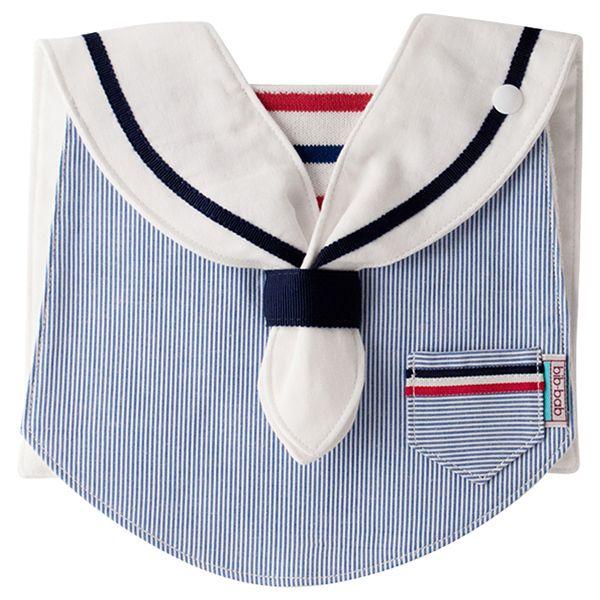 Bib Bab マリンスタイ 青 白襟 よだれかけ お出かけ おしゃれ ベビー 赤ちゃん Thecharlienoble Com