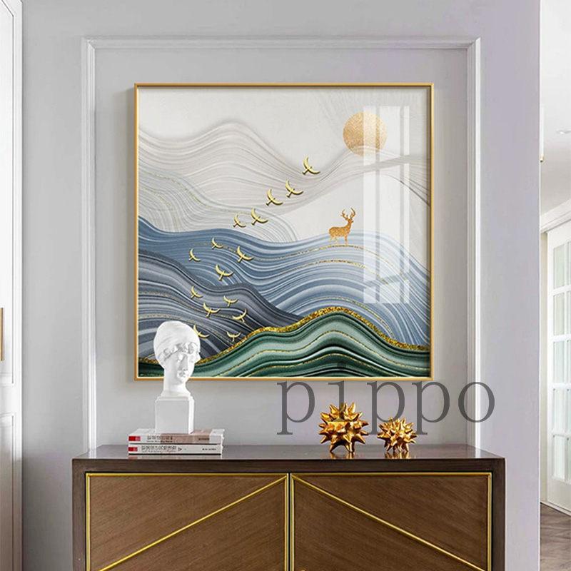 北欧 アートフレーム ポスター 絵画 掛絵 壁絵 インテリア 壁画 アートパネル 絵 おおじか エレガント 簡約 おしゃれ 玄関 応接間 mpb Pippo 通販 Yahoo ショッピング