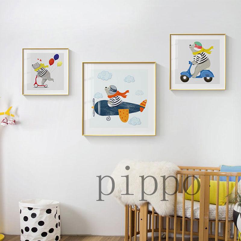 ポスター アートフレーム アートパネル 壁絵 インテリア 壁画 絵 絵画 掛絵 子供部屋 可愛い カートゥーン 癒し 壁飾り インテリア rpo Pippo 通販 Yahoo ショッピング