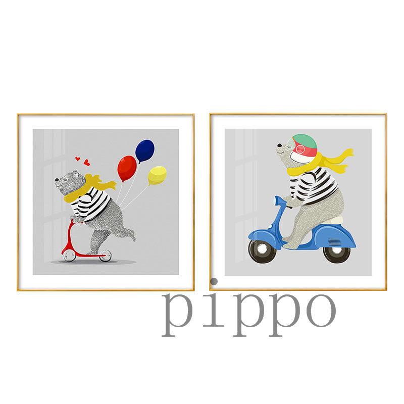 ポスター アートフレーム アートパネル 壁絵 インテリア 壁画 絵 絵画 掛絵 子供部屋 可愛い カートゥーン 癒し 壁飾り インテリア rpo Pippo 通販 Yahoo ショッピング