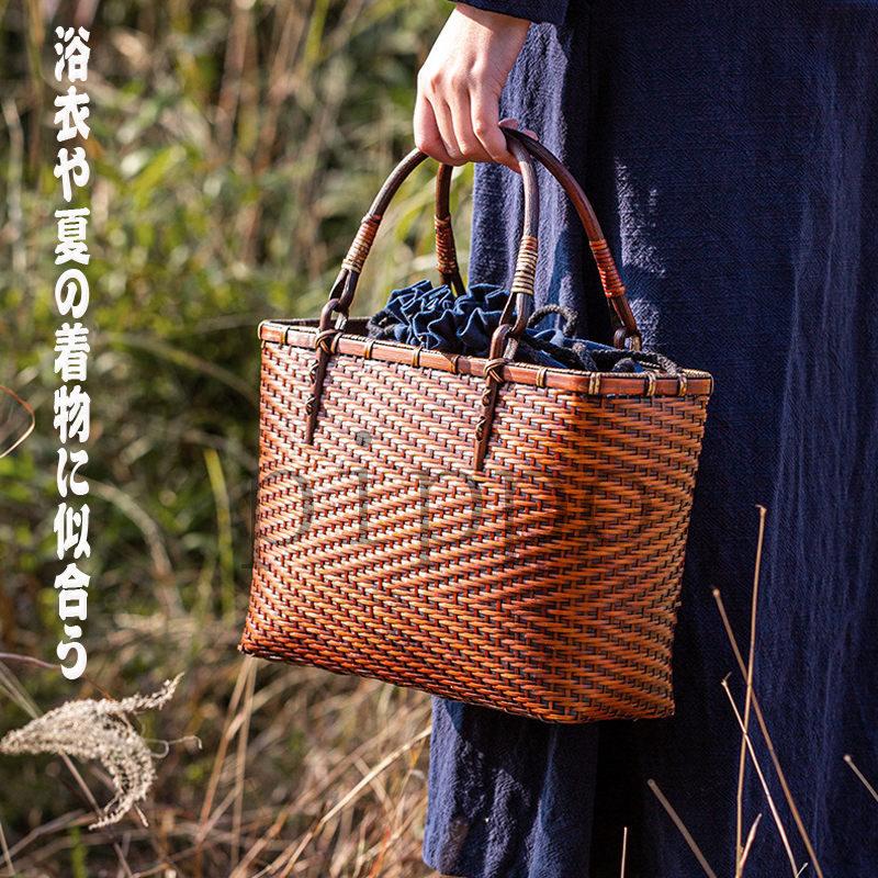 カゴバッグ レディース 編み上げバッグ リゾート気分 夏の定番アイテム 巾着付き 可愛い かごバッグ rwm Pippo 通販 Yahoo ショッピング