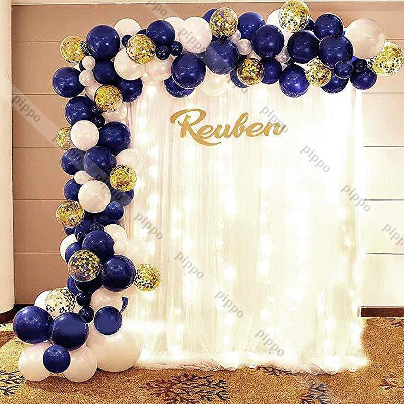 ネイビー ゴールド バルーン 風船 結婚式 誕生日 記念日 飾り付け 109pcs パーティー 飾り Ins 北欧 おしゃれ 風船 Diy low Pippo 通販 Yahoo ショッピング