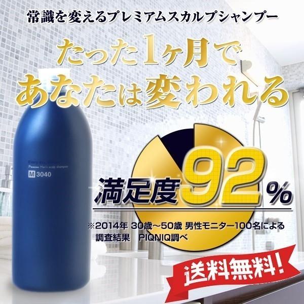 M3040プレミアムスカルプシャンプー フケ・頭皮臭・抜毛が気になる方へ