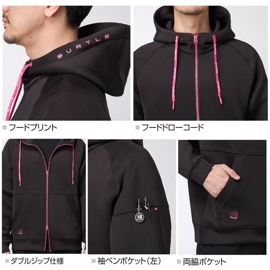 ムータ　空調服 BURTLE(バートル) 4110 エアテックジップフーディウェア【2025NEW