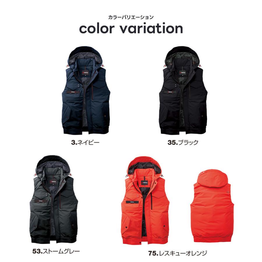 BURTLE（バートル） すぐ発送！ 2025年 秋冬 新作 防寒 防寒ベスト