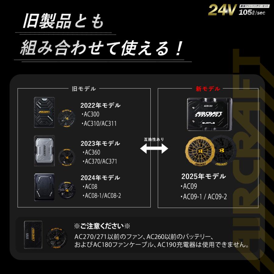 BURTLE 先行予約 バートル 24V 京セラ製 バッテリー AC09 急速 BURTLE 先行予約 バートル 24V 京セラ製 バッテリー AC09 急速