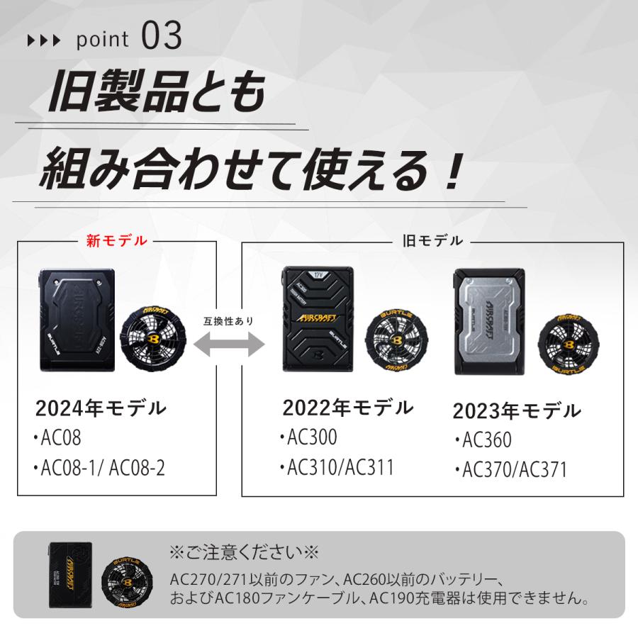 バートル BURTLE 新作 最新作 新型 2024年 22V バッテリー 単品 エアー 