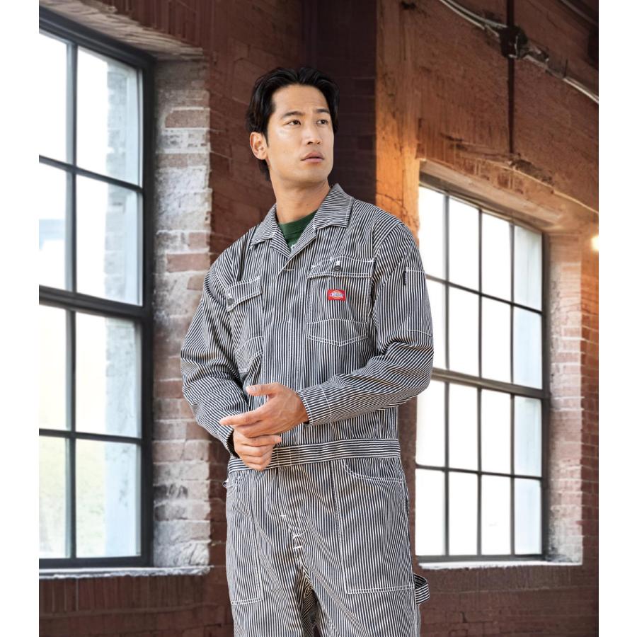 Dickies（ディッキーズ） コーコス ストレッチヒッコリー ツナギ 長袖