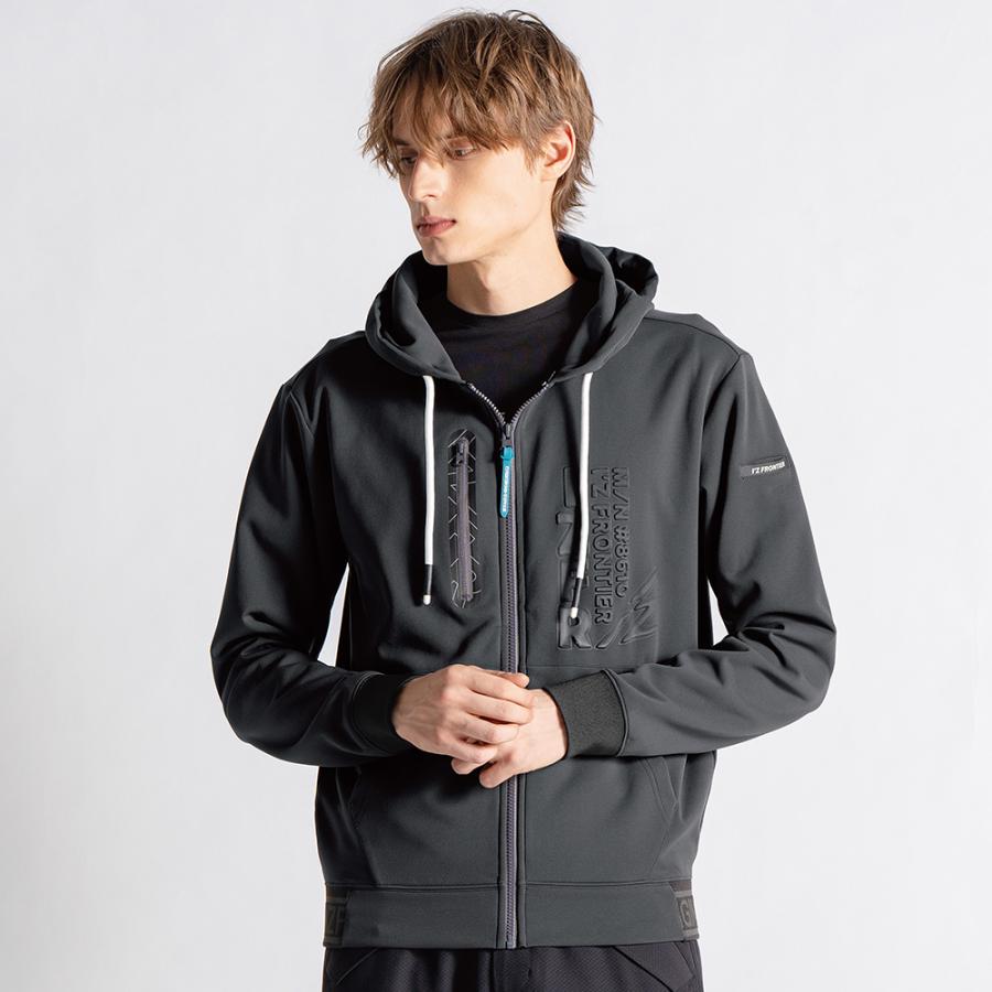 Eveの日 青フーディパーカー ディノワークス DINOWORKS c/o Iori Yamaki juice summer hoodie