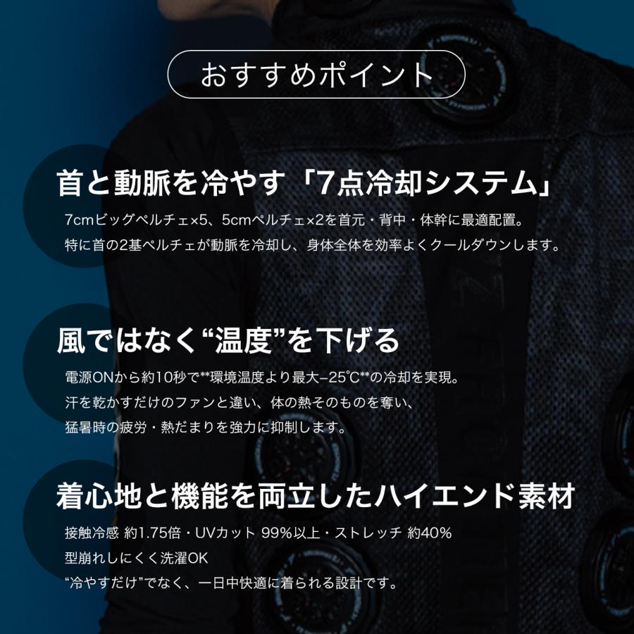 I'Z FRONTIER アイズフロンティア 新作 2026 春夏 冷却ペルチェ 7個