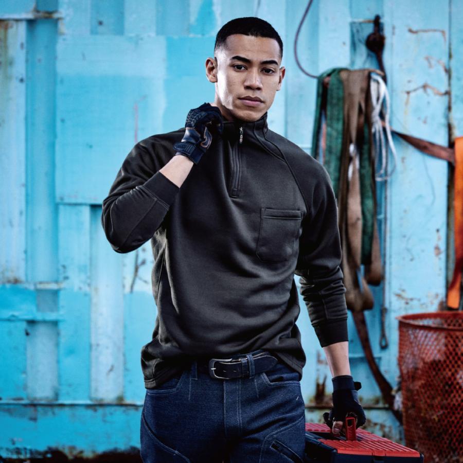 HOOH（鳳皇） 村上被服 鳳凰 秋冬 裏フリース ジップアップシャツ 長袖