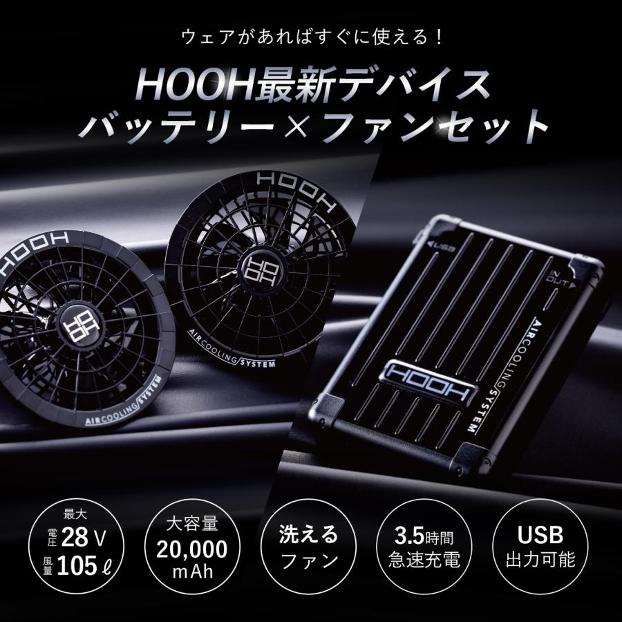 HOOH 村上被服 V2801 V2802 ファン バッテリー セット 2025年