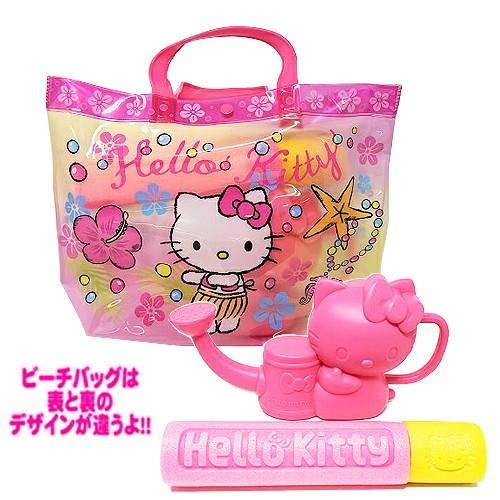 ハローキティ 水あそび 3点 セット パーティー Hello Kitty 水遊び ジョウロ ウォーターガン 水鉄砲 ビーチバッグ ビニールバッグ プールバッグ P 作業着 空調服 安全靴の現場王 通販 Yahoo ショッピング