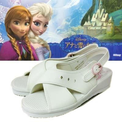 Disney アナと雪の女王 ナースサンダル Wh 6708 ナースシューズ サンダル 美脚 ベルト かわいい キャラクター オフィスサンダル P タスクフォース 通販 Yahoo ショッピング