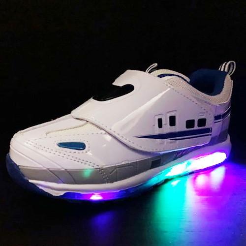 送料無料 プラレール 光る 靴 フラッシュ スニーカー N700系 新幹線 幼稚園 小学生 P 作業着 空調服 安全靴の現場王 通販 Yahoo ショッピング