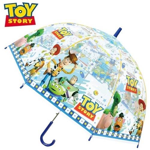 ディズニー トイストーリー ドーム型 キッズ ビニール 傘 55cm 雨具 梅雨 通園 通学 Disney Toy
