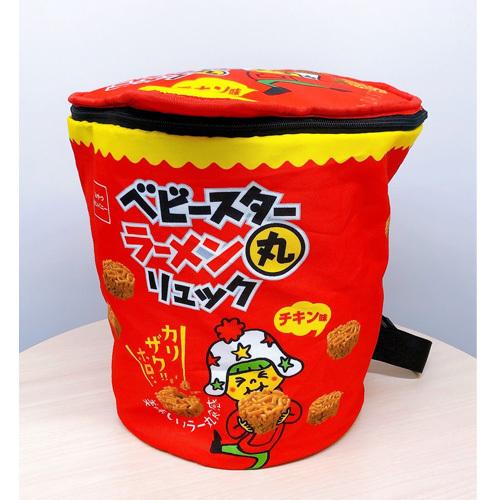 おやつカンパニー ベビースター ラーメン 丸 リュック 大きい 雑貨 かわいい おもしろ雑貨 新発売 ウーバー ドデカ パッケージ