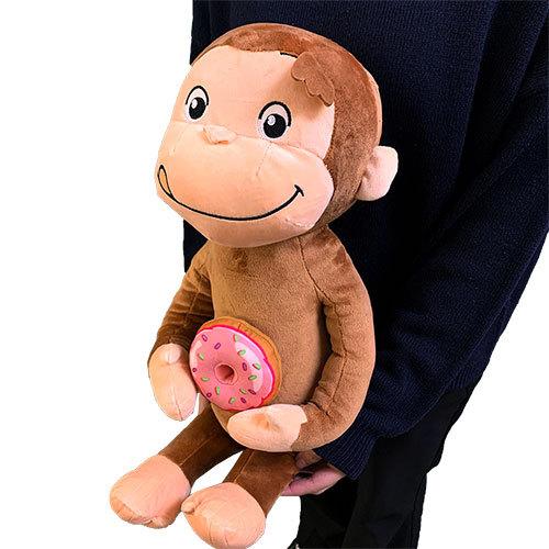 おさるのジョージ メガジャンボ ドーナツ ぬいぐるみ 40cm グッズ キャラクター プレゼント 雑貨 キッズ プレゼント Curious George アニメ P 作業着 空調服 安全靴の現場王 通販 Yahoo ショッピング