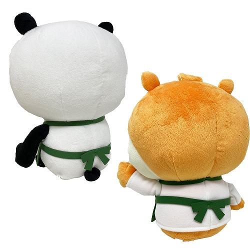 にしむらゆうじ作品 割引も実施中 でっかいぬいぐるみ 純喫茶 まめもやし ごきげんぱんだ 2種セット こねずみ パンダ