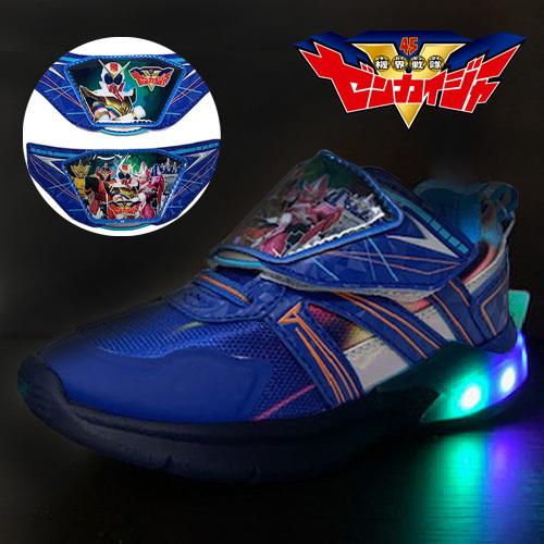 送料無料 15 19cm 機界戦隊 ゼンカイジャー キャラクター 子供 子ども 靴 キッズ フラッシュ スニーカー ブルー 6606 P 作業着 空調服 安全靴の現場王 通販 Yahoo ショッピング
