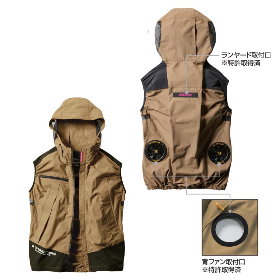 バートル 空調服 新作 春夏 エアークラフトパーカーベスト 作業着 作業服 エアクラ カジュアル タウンユース オシャレ かっこいい Ac1134 P 作業着 空調服 安全靴の現場王 通販 Yahoo ショッピング