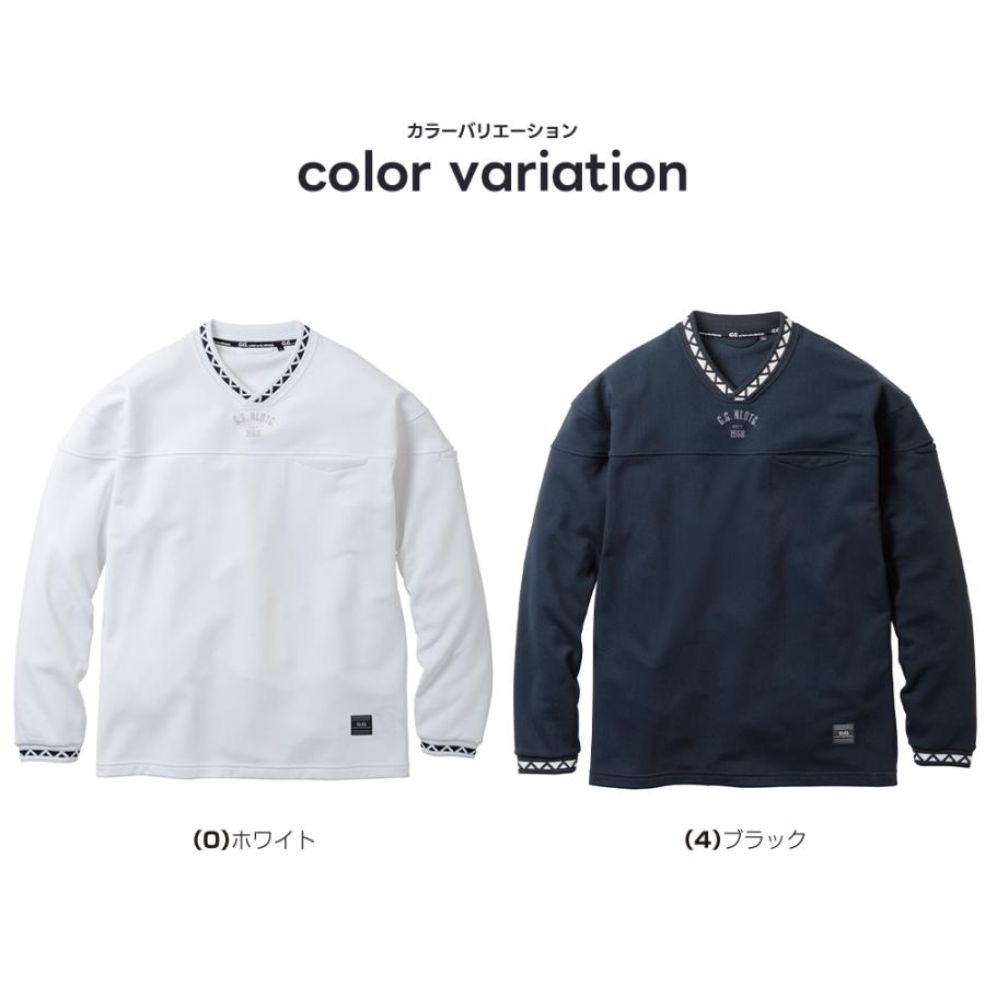 SOWA（ソーワ） 桑和 新作 秋冬 Vネック 長袖トレーナー 作業着 作業服