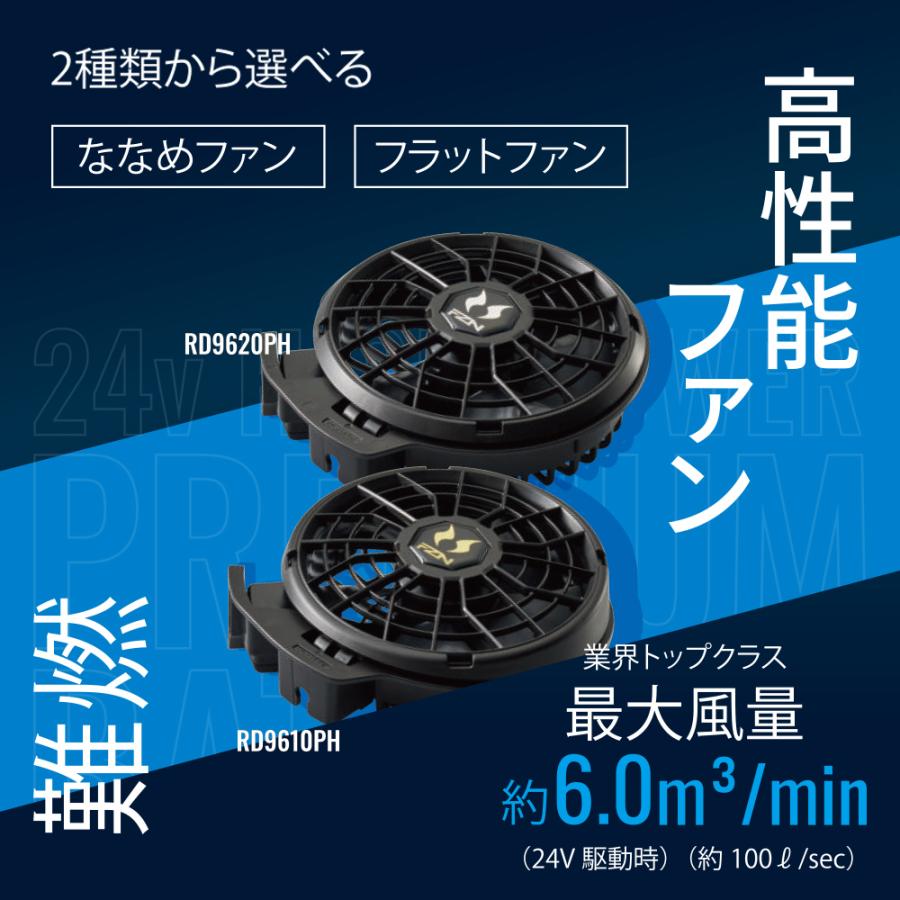 空調風神服 サンエス 2026年 日本製 ファン単品 RD9610PH RD9620PH
