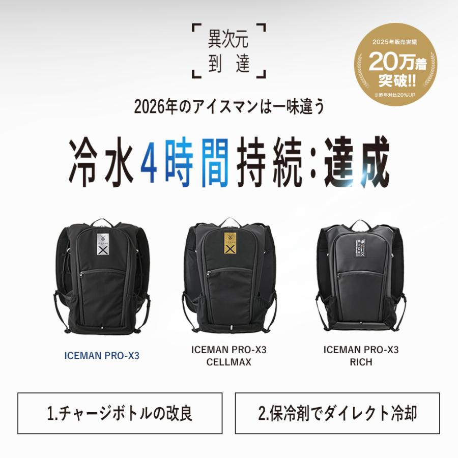 新品未開封品　水冷服 山善（YAMAZEN） 水冷服 水冷ベスト 2026年モデル ダイレクトクール