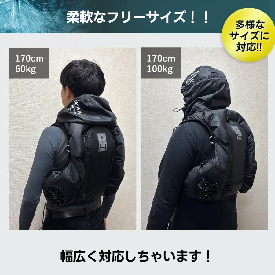 アイスマンベストセット/ファン/バッテリー３点セット【新品未開封未使用】 YAMASHIN すぐに発送 500円OFFクーポン アイスマン ハイブリッド
