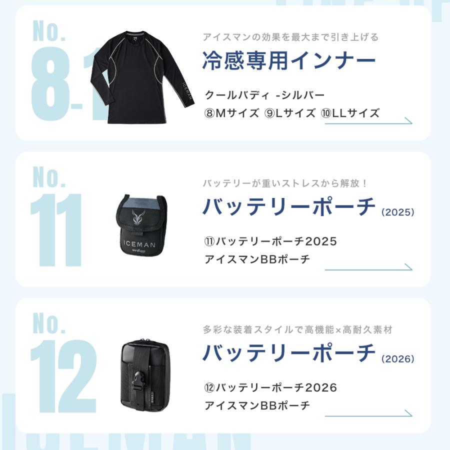 選べる2点セット アイスマン 最新 2026年 ICEMAN PRO X III セル