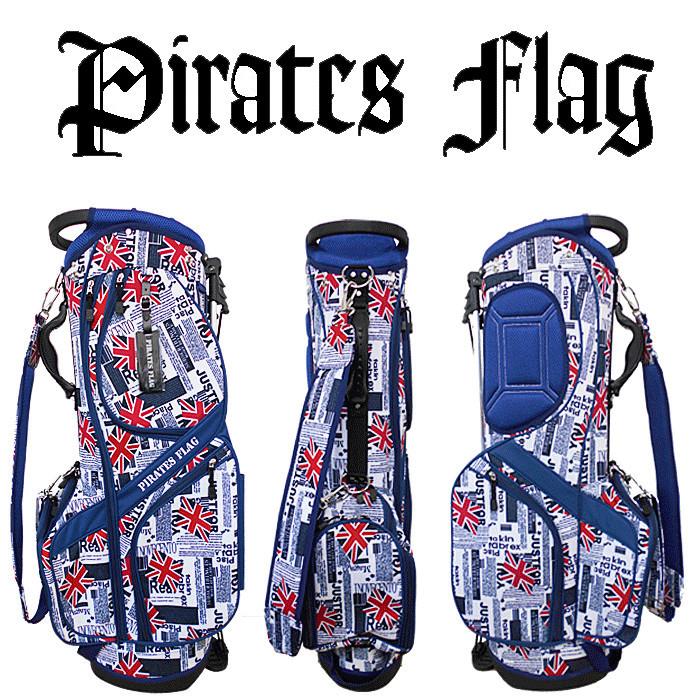 全国一律送料無料 キャディバッグ / パイレーツフラッグ スタンド式
