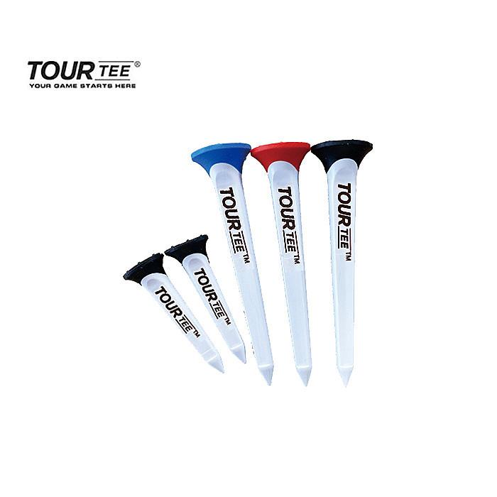 TOUR TEE レッド ロング80mm3本/ショート45mm2本　x5セット ツアーティー コンボ Tour Tee Combo5本入り ロング (80mm）× 3
