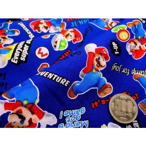 キャラクター 生地 スーパーマリオ 紺 柄番号２０ 18 19 9973 1a Kk 5466 3033 1a Kk 5466 手芸のピロル ヤフーshop 通販 Yahoo ショッピング