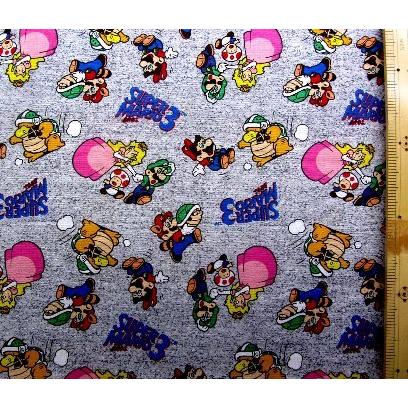 キャラクター アメリカ 輸入 生地 スーパーマリオ グレー 柄番号２７ シーチング 綿100 生地幅 約108cm Uskk 9260 Uskk 9260 手芸のピロル ヤフーshop 通販 Yahoo ショッピング