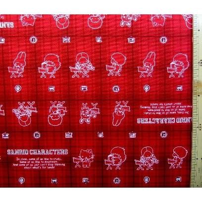 キャラクター ラミネート 生地 サンリオ キャラクターズ 赤チェック １５ ビニール コーティング はっ水 防水 洗濯機での丸洗い不可 Bk 5378 手芸のピロル ヤフーshop 通販 Yahoo ショッピング