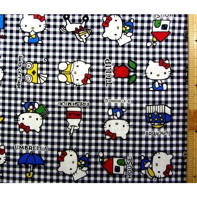 キャラクター 生地 布 キティ 黒 チェック 柄番号２７９ 21 22 オックス 綿100 生地幅 約108cm 7015 Kk 6849 7015 Kk 6849 手芸のピロル ヤフーshop 通販 Yahoo ショッピング