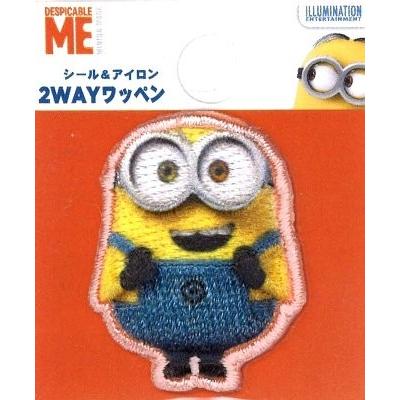 ◇ キャラクター 刺しゅう ワッペン 怪盗グルー （ ミニオン ） ボブ
