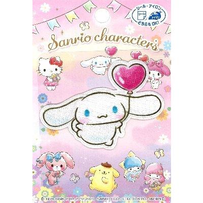 サンリオキャラクターのアップリケ・刺しゅう sanrio（サンリオ） ワッペン 刺繍 アイロン キャラクター アップリケ