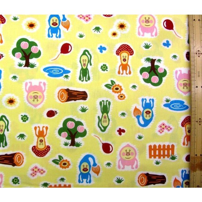 キャラクター 生地 布 こびとづかん クリーム イエロー 系 柄番号５ 21 22 オックス 綿100 生地幅 約108cm G 2580 1b Kk 7032 G 2580 1b Kk 7032 手芸のピロル ヤフーshop 通販 Yahoo ショッピング