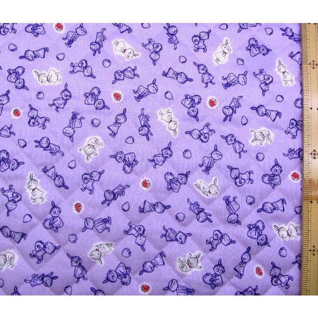 ｑ キャラクター キルティング 生地 ムーミン リトルミイ パープル系 ２６ 21 22 キルト 生地幅 約106cm 表地 シーチング Gq 1216 1b Kq 5533 手芸のピロル ヤフーshop 通販 Yahoo ショッピング